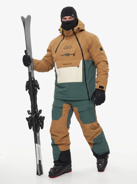 Мужской сноубордический костюм для лыж из мембранной ткани Alpha Endless Crusader PRO NYLON 3L 326/1667_68 Песчаная Дюна