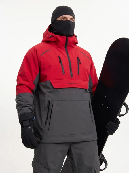 Мужской унисекс анорак утеплённый широкий для мужчин и женщин Alpha Endless VAST PRO NYLON 3L 326/6303_17 Серый 