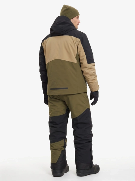 Мужской зимний сноубордический костюм из мембраны Alpha Endless Resolute PRO NYLON 3L 326/2811_42 Хаки