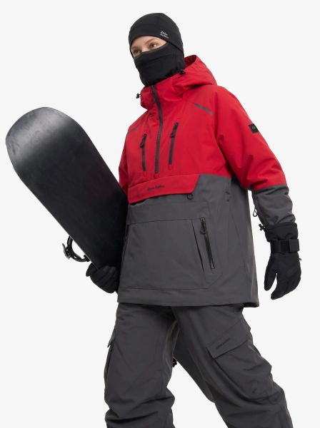 Женский унисекс анорак утеплённый широкий для мужчин и женщин Alpha Endless VAST PRO NYLON 3L 326/6303_17 Серый