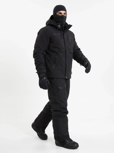 Мужской зимний сноубордический костюм из мембраны Alpha Endless Resolute PRO NYLON 3L 326/2811_1 Черный