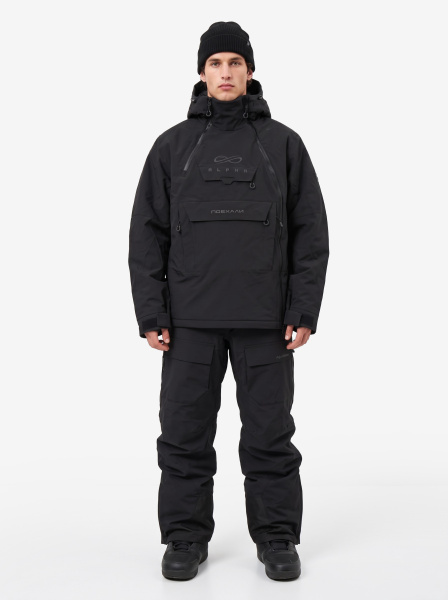 Мужской сноубордический костюм для лыж из мембранной ткани Alpha Endless Crusader PRO NYLON 3L 326/1667_1 Черный