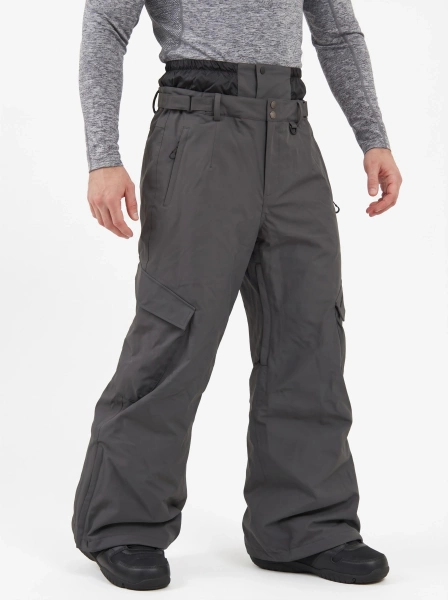 Мужские унисекс сноубордические широкие брюки Alpha Endless VAST PRO NYLON 3L 326/933_17 Серый