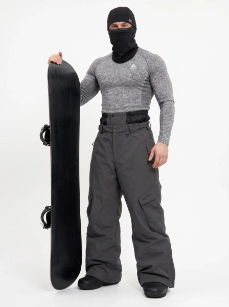 Мужские унисекс сноубордические широкие брюки Alpha Endless VAST PRO NYLON 3L 326/933_17 Серый