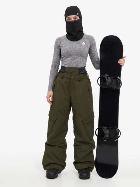 Женские унисекс сноубордические широкие брюки Alpha Endless VAST PRO NYLON 3L 326/933_6 Олива Милитари
